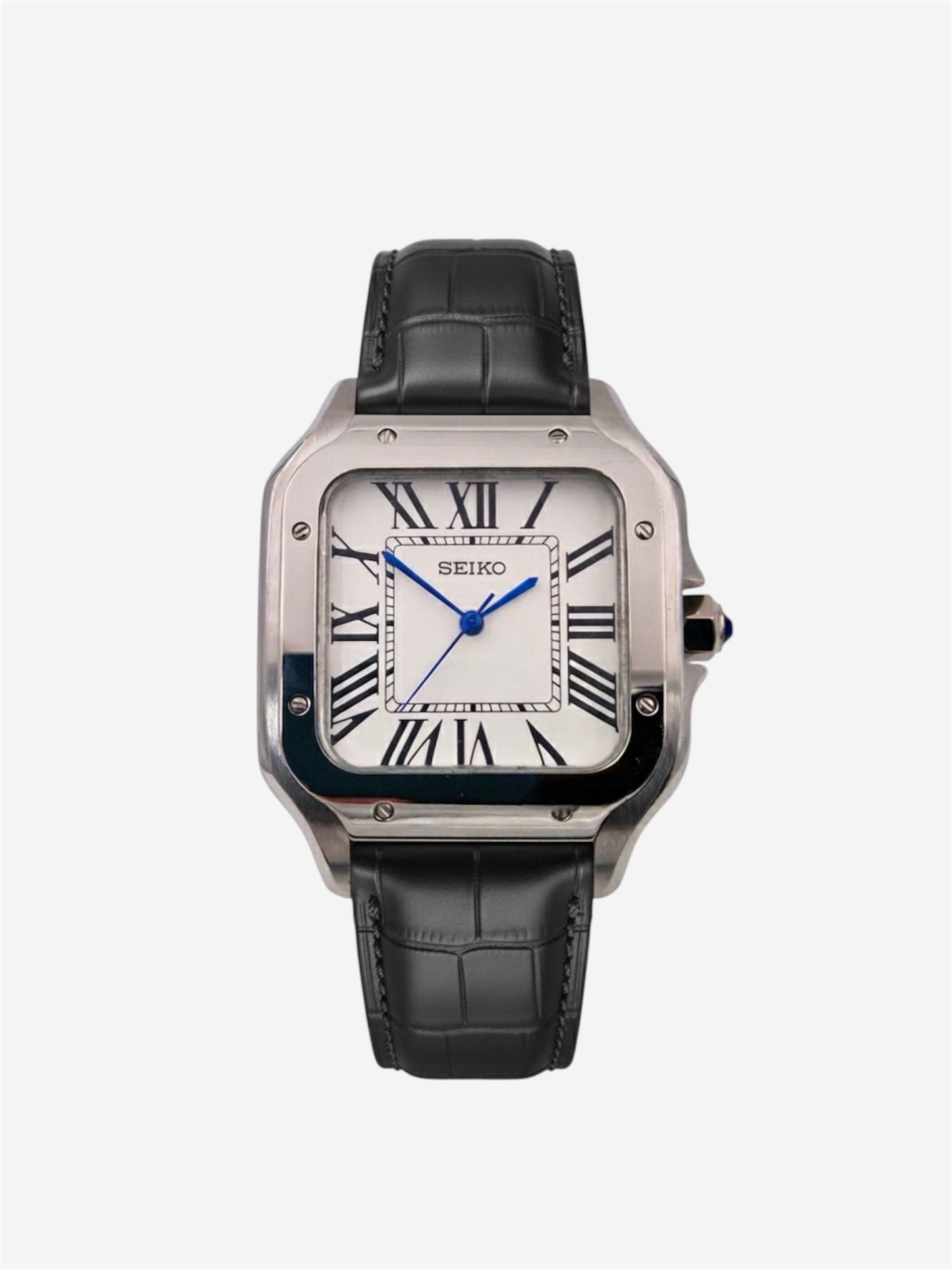 Retro leather bracelet for santos mod