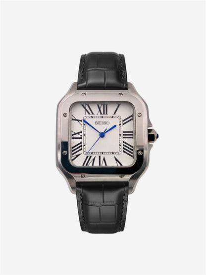 Retro leather bracelet for santos mod