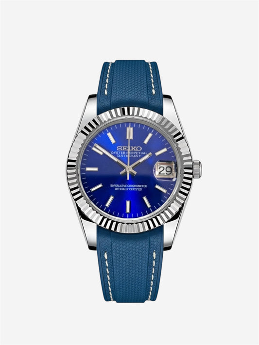 Elastic band with thread stitch