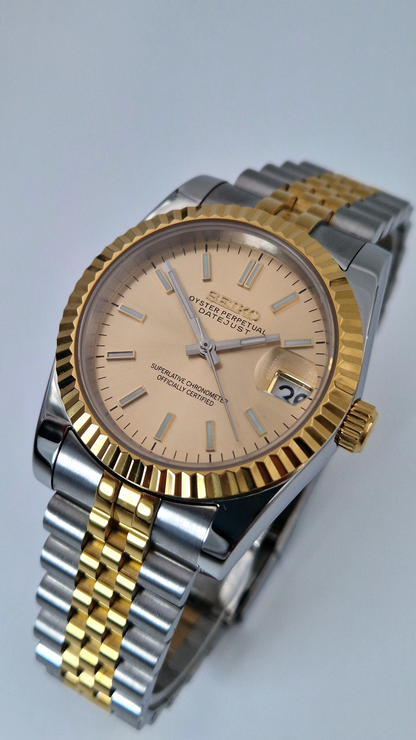 Champagne - Two-tone Datejust Mod