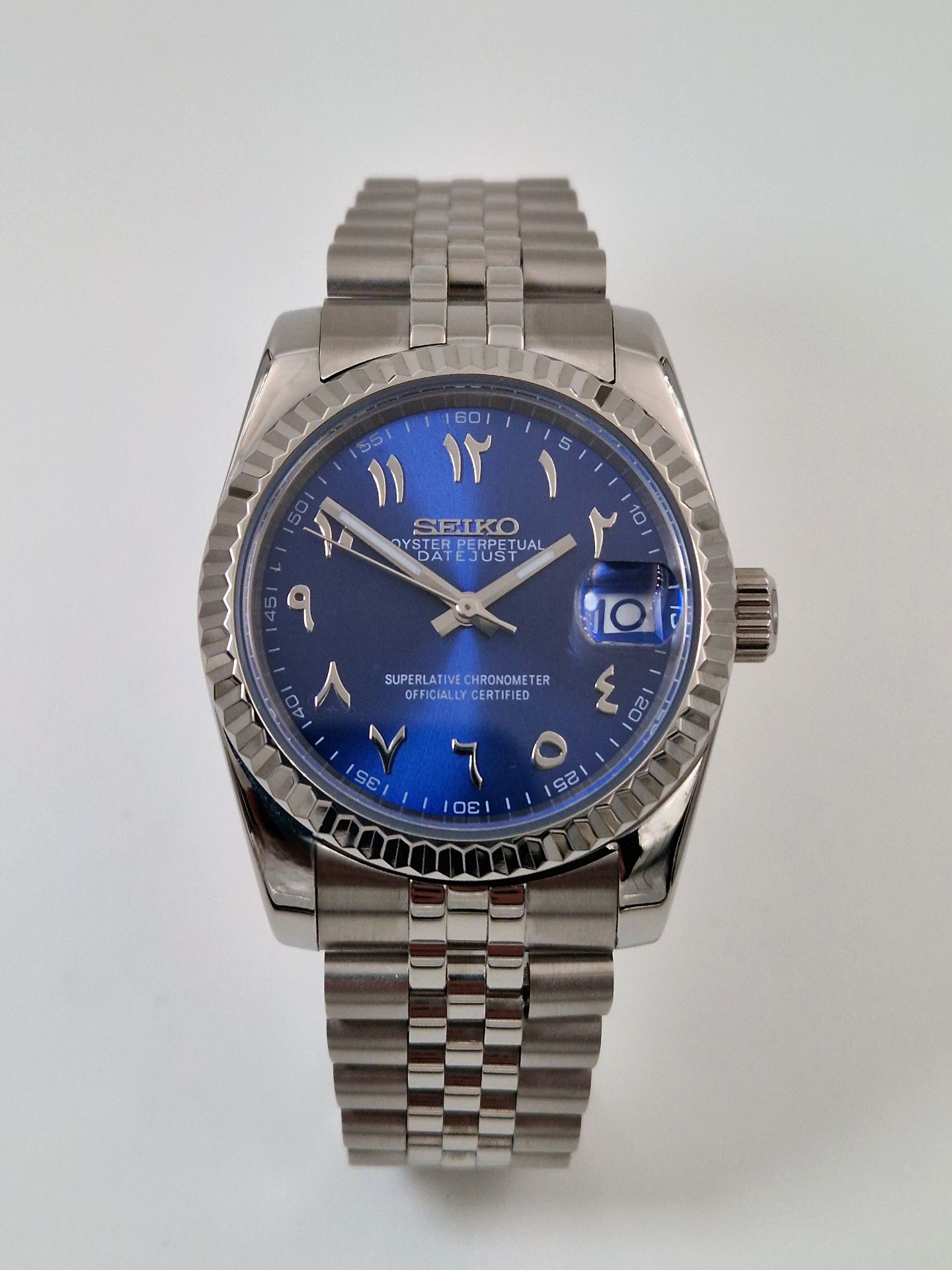 Dark Blue Arabic - Datejust Mod