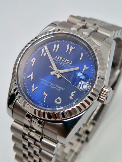 Dark Blue Arabic - Datejust Mod