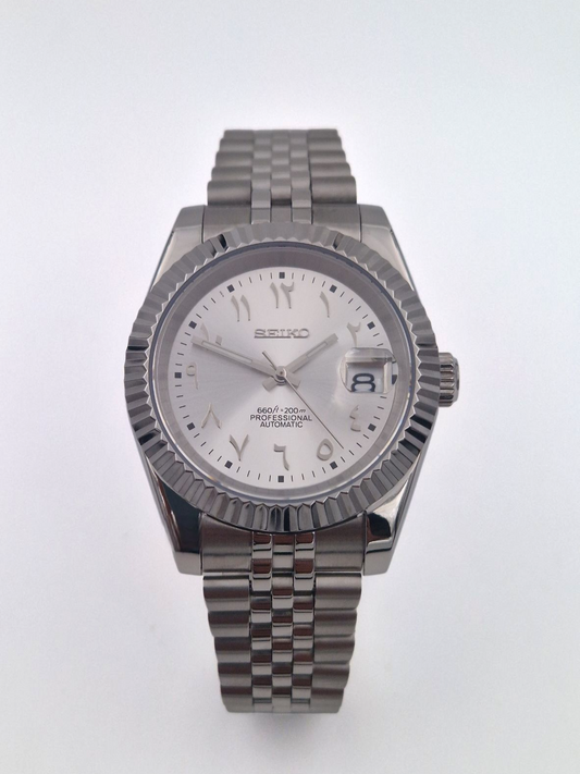 White Arabic - Datejust Mod