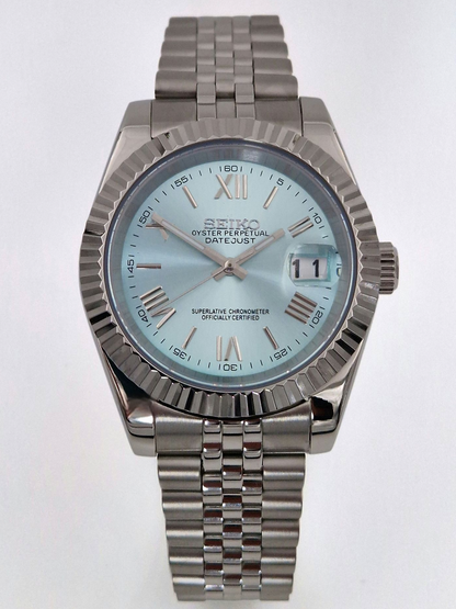 Light Blue Roman - Datejust Mod
