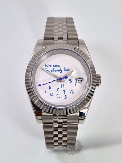 Who cares I'm already late