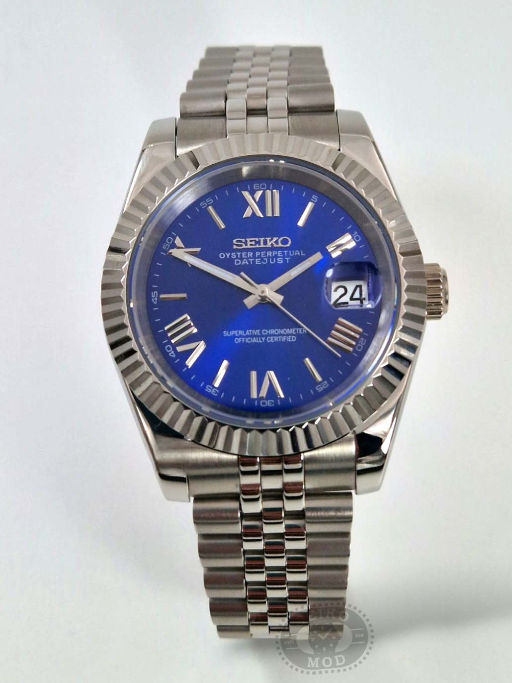 Dark Blue Roman - Datejust Mod