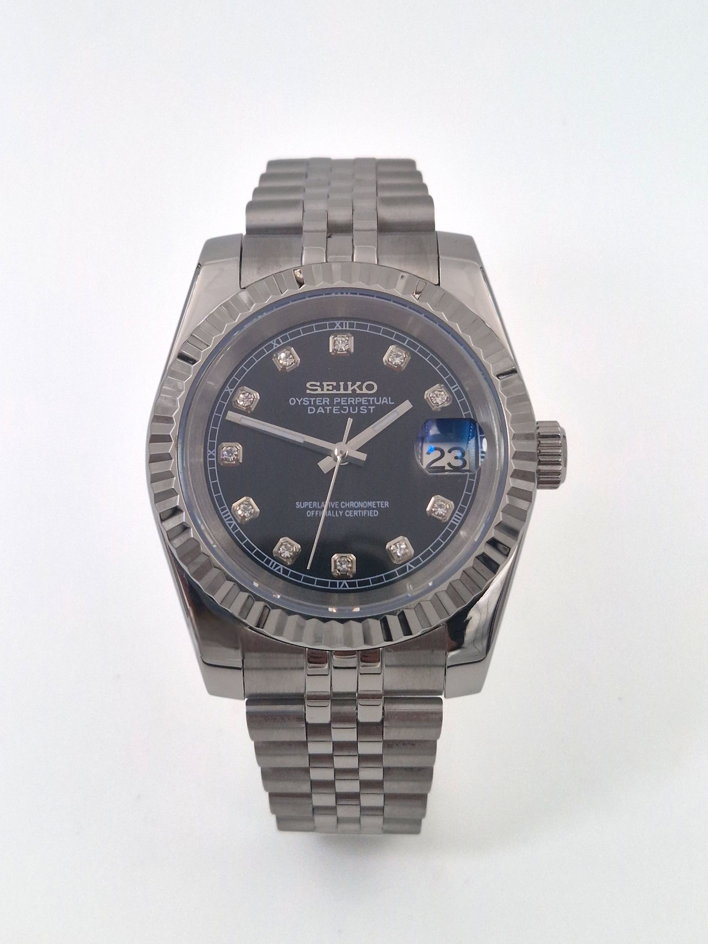 Grey Diamond - Datejust Mod