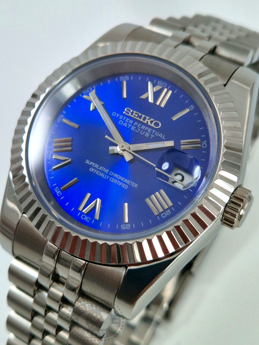 Dark Blue Roman - Datejust Mod
